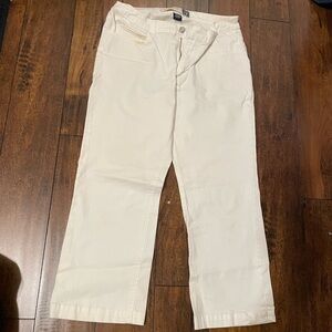 Women’s Boot cut white pants